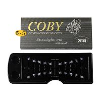 Брекеты COBY STR-018-5-5H из диоксида циркония,верхние,нижние,правые,левые на 1-5 зубы,.018", 20 шт