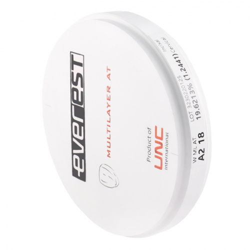 Диск циркониевый Everest Multilayer AT, размер 95х18 мм, цвет A2, многослойный фото 4