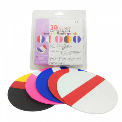 Пластины круглые для капп мягкие  3Color Mouthguard 120, толщина 3 мм от Дентал-Ист