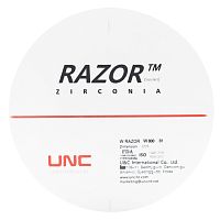 Диск циркониевый Razor 800, однослойный Zirconzahn, 95х12мм, B1, UNC Inc (Корея)
