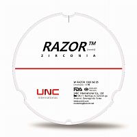 Диск циркониевый Razor 1300, размер 95х25мм, оттенок B2, однослойный от Дентал-Ист
