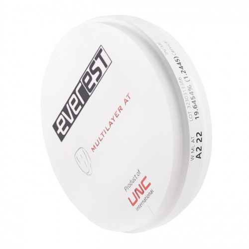 Диск циркониевый Everest Multilayer AT, размер 98х22мм, оттенок A2, многослойный фото 4