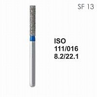 Бор алмазный MANI SF-13 по ISO 111, цилиндр,016х8,2х22,1мм,макс.скорость 450 тыс.об,зерн.S,5шт