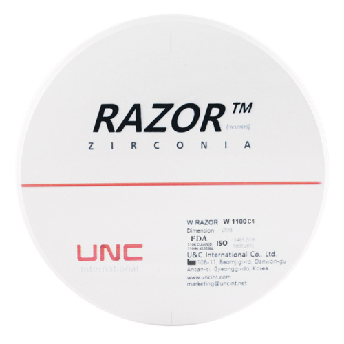 Диск циркониевый Razor 1100, размер 98х18мм, оттенок C4, однослойный