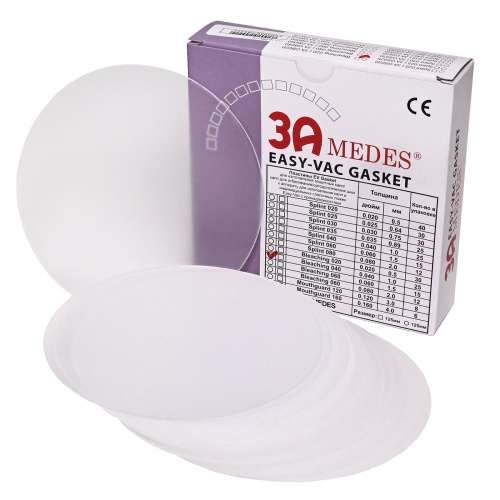 Пластины для капп мягкие EV Gasket Bleaching 040, круглые, 1 мм. от Дентал-Ист фото 2