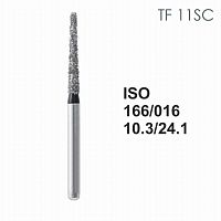 Бор алмазный MANI TF-11SC по ISO 166, конус,016х10,3х24,1мм,макс.скорость 300 тыс.об,зерн.SC,5шт