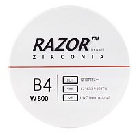 Диск циркониевый Razor 800, однослойный Zirconzahn, 95х25мм, B4, UNC Inc (Корея) от Дентал-Ист