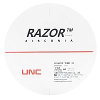 Диск циркониевый Razor 800, однослойный, размер 98х10мм, оттенок C4, UNC Inc (Корея)