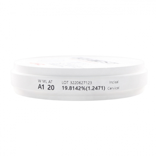 Диск циркониевый Everest Multilayer AT, размер 98х20мм, оттенок A1, многослойный фото 6