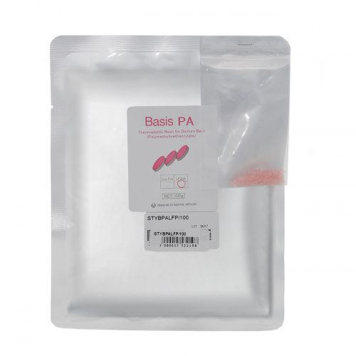 Пластмасса базисная Basis PA полиметилметакрилатная, для термо-пресса, цвет LF Pink, 100 г. от Дентал-Ист фото 3