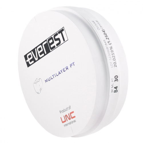 Диск циркониевый Everest Multilayer PT, размер 98х30 мм, цвет B4, многослойный фото 2