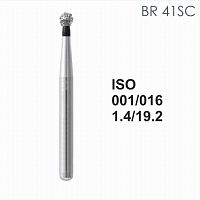 Бор алмазный MANI BR-41SC по ISO 001, шарооб.,016х1,4х19,2мм,макс.скорость 450 тыс.об,зерн.SC,5шт
