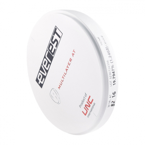 Диск циркониевый Everest Multilayer AT, размер 98х16 мм, оттенок B2, многослойный фото 3