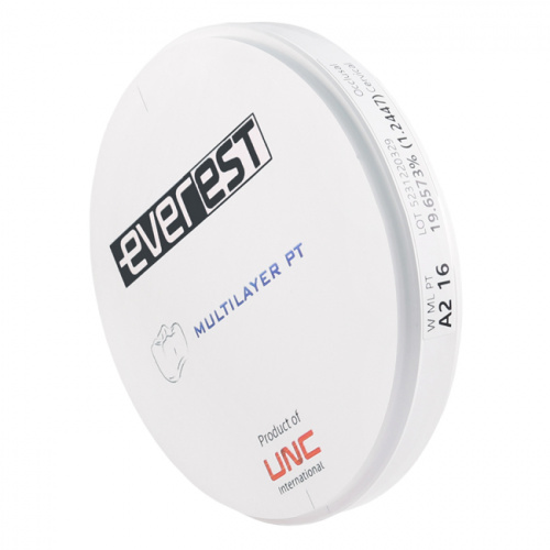 Диск циркониевый Everest Multilayer PT, размер 98х16 мм, цвет A2, многослойный фото 2