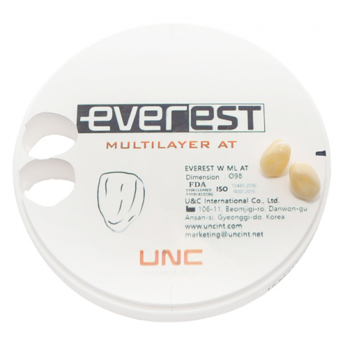 Диск циркониевый Everest Multilayer AT, размер 98х30мм, оттенок BL3, многослойный фото 3