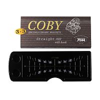 Брекеты COBY STR-022-3-3H из диоксида циркония,верхние,нижние,правые,левые на 1,2 и 3 зуб,.022",12шт