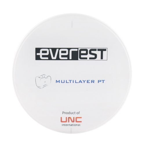 Диск циркониевый Everest Multilayer PT, размер 95х14 мм, цвет A1, многослойный