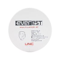 Диск циркониевый Everest Multilayer AT, размер 98х25мм, оттенок C1, многослойный