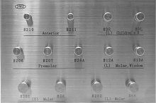 Панель для фиксаторов для коффердама