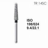 Бор алмазный MANI TR-14SC по ISO 198, конус,024х9,4х22,1мм,макс.скорость 300 тыс.об,зерн.SC,5шт от Дентал-Ист