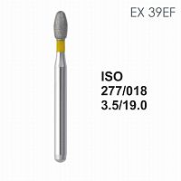 Бор алмазный MANI EX-39EF по ISO 277, яйцо,018х3,5х19,0мм,макс.скорость 300 тыс.об,зерн.EF,5шт