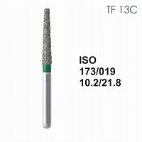 Бор алмазный MANI TF-13C по ISO 173, конус,019х10,2х21,8мм,макс.скорость 300 тыс.об,зерн.C,5шт