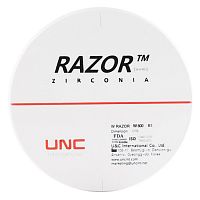 Диск циркониевый Razor 800, однослойный, размер 98х22мм, оттенок B3, UNC Inc (Корея) от Дентал-Ист