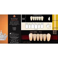 Зубы CROWN PX Anterior, цвет W05 фасон N41 композитные трёхслойные, 6шт. от Дентал-Ист