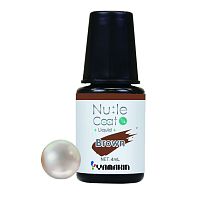 Глазурь жидкая окрашенная Nu:le Coat Liquid Brown (коричневый) для технич. и врачеб. композитов,4 мл