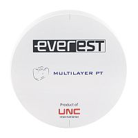 Диск циркониевый Everest Multilayer PT, размер 98х30 мм, цвет A3, многослойный от Дентал-Ист