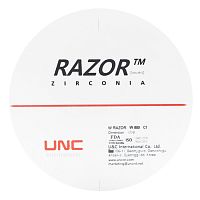 Диск циркониевый Razor 800, однослойный, размер 98х12мм, оттенок C1, UNC Inc (Корея) от Дентал-Ист