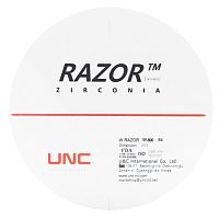 Диск циркониевый Razor 800, однослойный Zirconzahn, 95х10мм, B4, UNC Inc (Корея)