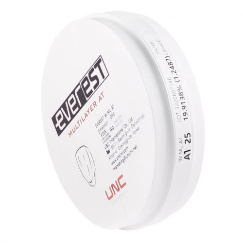 Диск циркониевый Everest Multilayer AT, размер 95х25 мм, цвет A1, многослойный фото 4