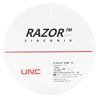 Диск циркониевый Razor 800, однослойный Zirconzahn, 95х12мм, C2, UNC Inc (Корея)