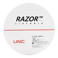 Диск циркониевый Razor 800, однослойный, размер 98х22мм, оттенок Dark, UNC Inc (Корея)