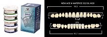 Зубы в боксах New Ace / Million, цвет B3 фасон SS2/S3L/M28, 20 полных гарнитуров. от Дентал-Ист