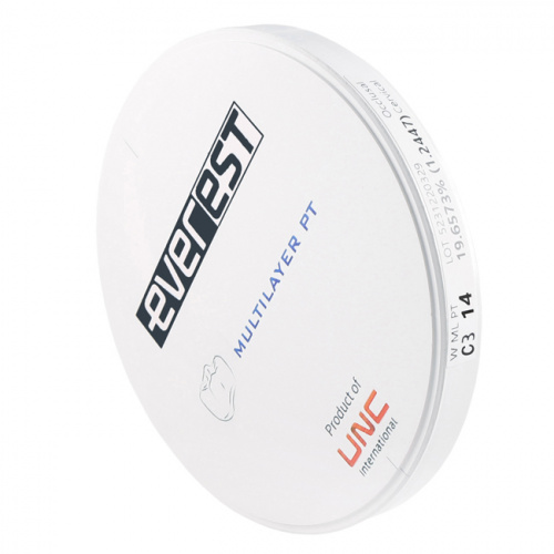 Диск циркониевый Everest Multilayer PT, размер 95х14 мм, цвет C3, многослойный фото 2