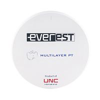 Диск циркониевый Everest Multilayer PT, размер 98х22 мм, цвет A3.5, многослойный от Дентал-Ист