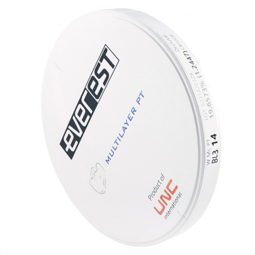 Диск циркониевый Everest Multilayer PT, размер 95х14 мм, цвет BL3, многослойный фото 2