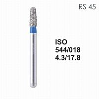 Бор алмазный MANI RS-45 по ISO 544, конус,018х4,3х17,8мм,макс.скорость 300 тыс.об,зерн.S,5шт