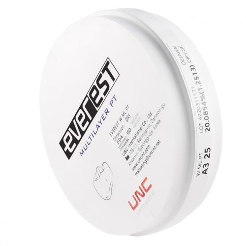 Диск циркониевый Everest Multilayer PT, размер 95х25мм, цвет A3, многослойный фото 2