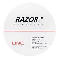 Диск циркониевый Razor 1100, размер 98х30мм, оттенок A3.5, однослойный
