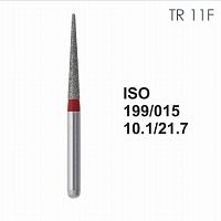 Бор алмазный MANI TR-11F по ISO 199, конус, 015х10,1х21,7 мм, макс.скорость 300 тыс.об, зерн.F, 5 шт