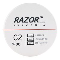 Диск циркониевый Razor 800, однослойный Zirconzahn, 95х16мм, C2, UNC Inc (Корея)