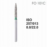 Бор алмазный MANI FO-101C по ISO 257, почка,013х8,0х22,0мм,макс.скорость 300 тыс.об,зерн.C,5шт
