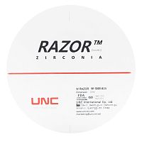 Диск циркониевый Razor 1300, размер 98х20мм, оттенок A3.5, однослойный
