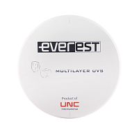 Диск циркониевый Everest Multilayer UVS, размер 95х18мм, оттенок B1, многослойный, для ускоренной синтеризации за 40 минут