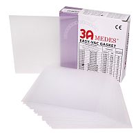 Пластины EV Gasket Bleaching 040(127*127*1,0мм) 25шт., квадратные, для изготовления капп для отбелив