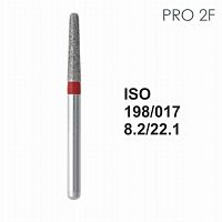 Бор алмазный MANI PRO-2F по ISO 198, конус,017х8,2х22,1мм,макс.скорость 300 тыс.об,зерн.F,5шт