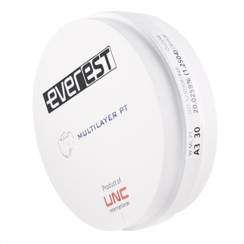 Диск циркониевый Everest Multilayer PT, размер 98х30 мм, цвет A3, многослойный фото 2